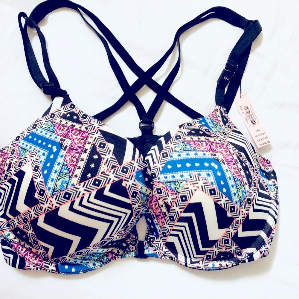 Victorias Secret Strappy Back Push Up Bra- 34D